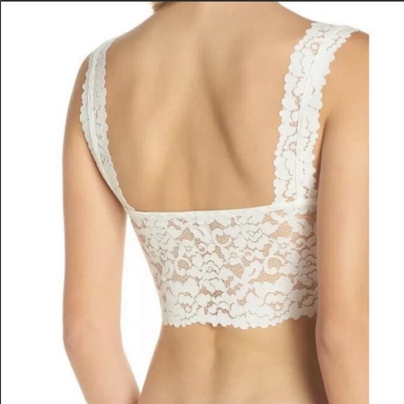 1️⃣ LEFT FP Dream Away White Floral Lace Bralette - Picture 4 of 6